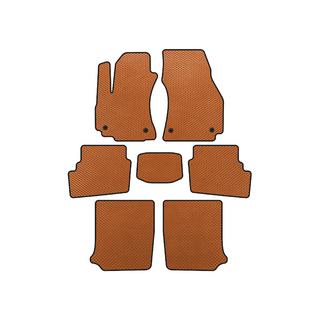 Tapis de sol EVA (3 Rangées, 2003-2005, 7 Places, Orange) Opel Zafira A 1998-2005