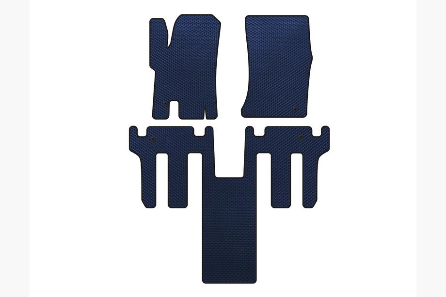 Ssang Yong Rodius Tapis de sol EVA 2004-2008 (2 rangées, Bleu) Image