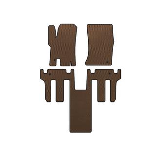 Tapis de sol EVA 2004-2008 (2 rangées, Marron) Ssang Yong Rodius
