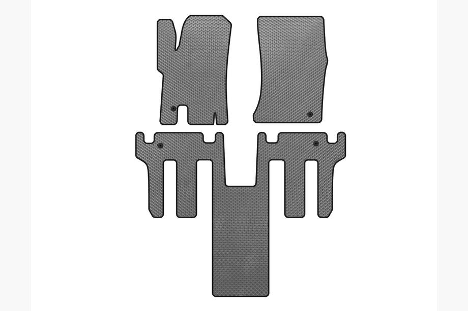 Ssang Yong Rodius Tapis de sol EVA 2004-2008 (2 rangées, gris) Image