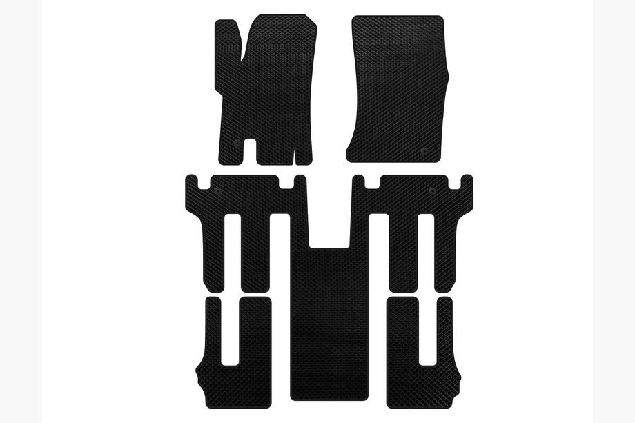 Ssang Yong Rodius Tapis EVA 2004-2008 (3 rangées, Noir) Image