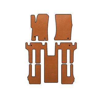 Tapis de sol EVA 2004-2008 (3 rangées, Orange) Ssang Yong Rodius