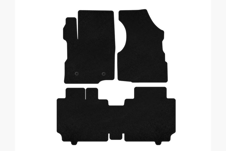 Chevrolet Equinox 2009-2016 Tapis de sol textile Deluxe (2015-2017, Noir) Image