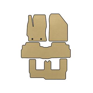 Tapis de sol EVA (3 Rangées, 7 Places, Beige) Toyota Verso 2009–2018