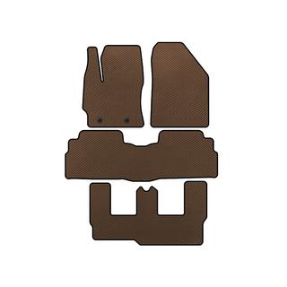Tapis de sol EVA (3 Rangées, 7 Places, Marron) Toyota Verso 2009–2018