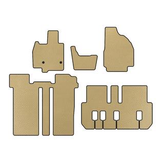 Tapis de sol EVA (3 Rangées, 6 Places, Beige)