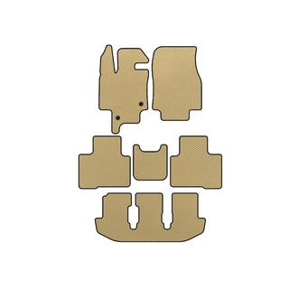 Tapis de sol EVA (3 Rangées, 7 Places, Beige)
