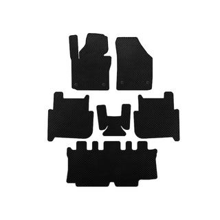 Tapis de sol EVA (3 Rangées, 2006-2010, 7 Places, Noir) Volkswagen Touran 2003-2010
