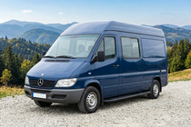 Mercedes Sprinter W901/902/903/904/905 1995–2006 Marchepieds Latéraux Bosphorus Black (2 pcs, Aluminium) Empattement Long photo 1