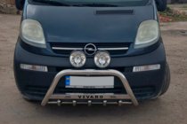 Opel Vivaro 2001–2015 Pare-buffle WT003-4 (Inox) Avec Inscription photo 9