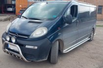 Opel Vivaro 2001–2015 Pare-buffle WT003-4 (Inox) Avec Inscription photo 10