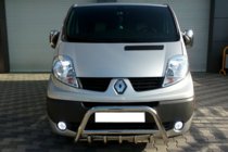 Opel Vivaro 2001–2015 Pare-buffle WT003-4 (Inox) Avec Inscription photo 12