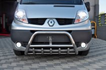 Opel Vivaro 2001–2015 Pare-buffle WT003-4 (Inox) Avec Inscription photo 6