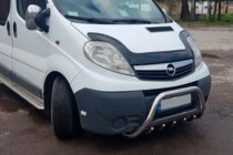 Opel Vivaro 2001–2015 Pare-buffle WT003-4 (Inox) Avec Inscription photo 1