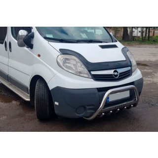 Pare-buffle WT003-4 (Inox) Opel Vivaro 2001–2015 photo 1