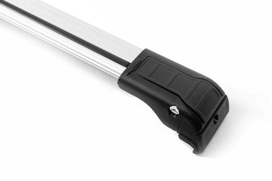 Opel Combo 2019- Barres de toit (barres transversales) pour barres de toit intégrées Wingbar V2 (2 pcs) Noir Photo 8