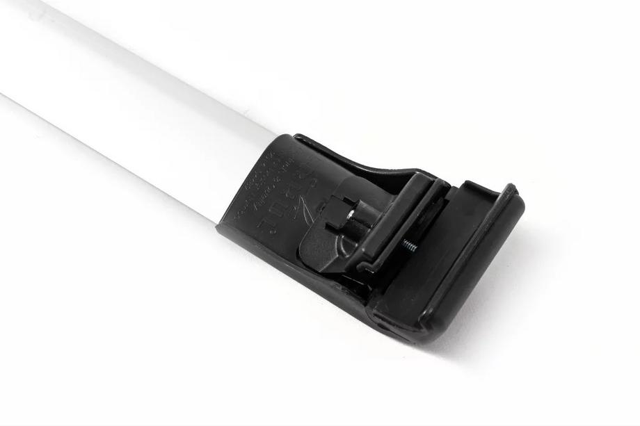 Opel Combo 2019- Barres de toit (barres transversales) pour barres de toit intégrées Wingbar V2 (2 pcs) Noir Photo 9