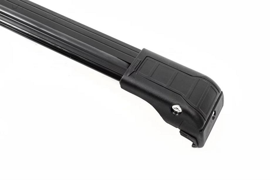 Opel Combo 2019- Barres de toit (barres transversales) pour barres de toit intégrées Wingbar V2 (2 pcs) Noir Photo 18