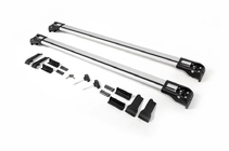 Peugeot Partner/Rifter 2019- Barres de toit (barres transversales) pour barres de toit intégrées Wingbar V2 (2 pcs) Gris photo 10