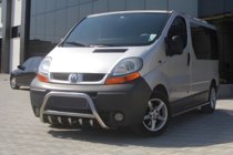 Renault Trafic 2001–2015 Pare-buffle WT003-4 (Inox) Avec inscription Renault photo 2