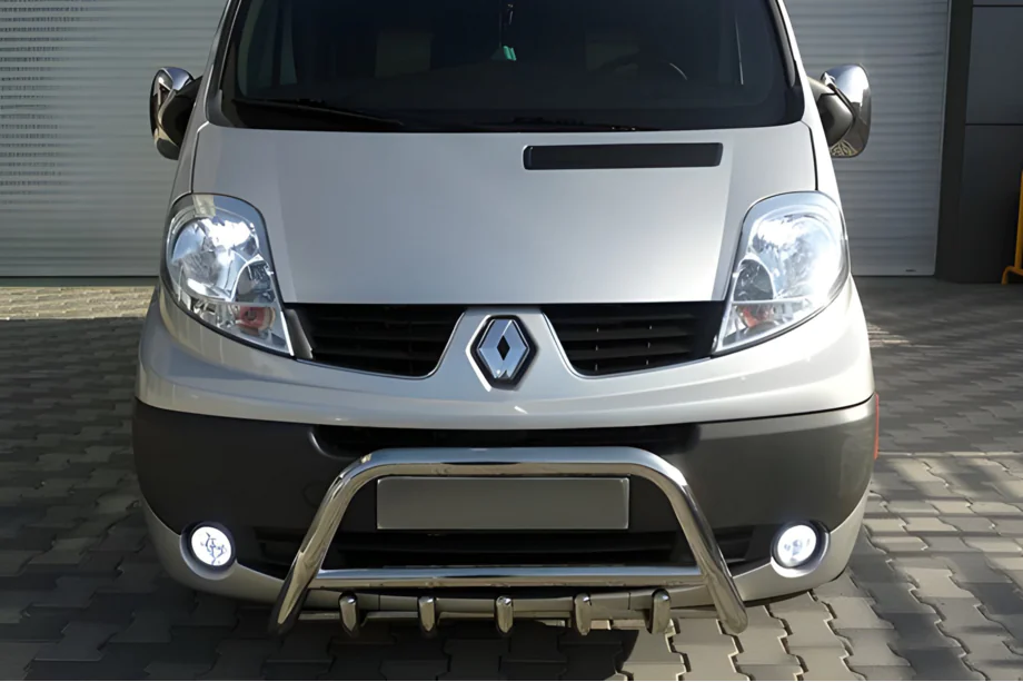 Renault Trafic 2001–2015 Pare-buffle WT003-4 (Inox) Image