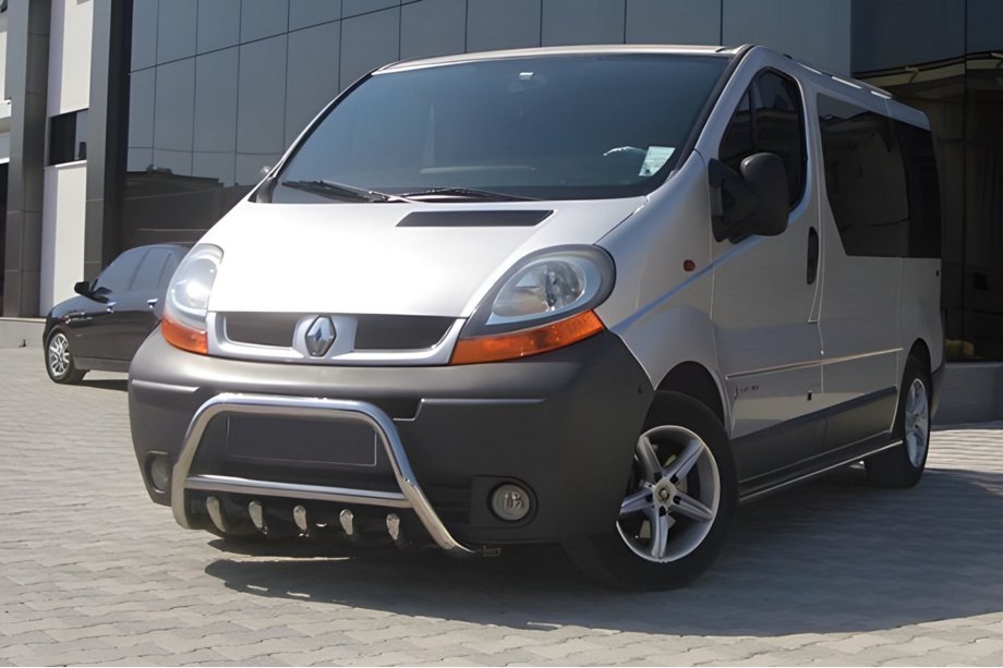 Renault Trafic 2001–2015 Pare-buffle WT003-4 (Inox) Photo 2