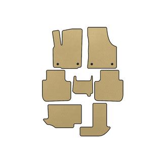 Tapis de sol EVA (3 Rangées, 7 Places, Beige)