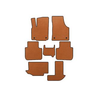 Tapis de sol EVA (3 Rangées, 7 Places, Orange)