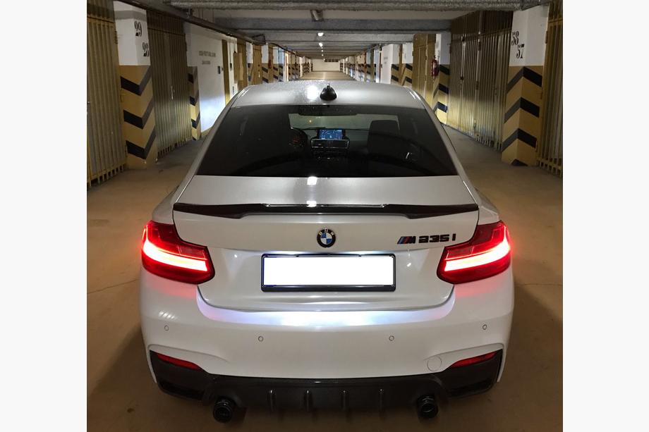 BMW 2 Series F22/F23 2014-2021 Aileron style M4 (pour F22, apprêté pour peinture) Image