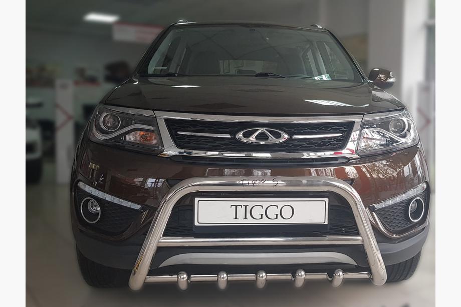 Chery Tiggo 5 2013- Pare-buffle WT003 (Inox) Image