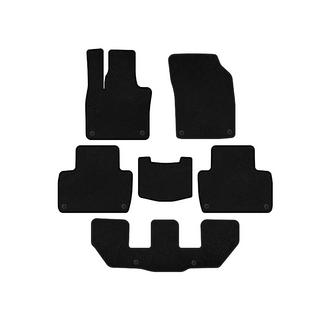 Tapis de sol textile Deluxe (3 rangées, Noir) Volvo XC90 2015- photo 1