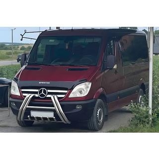 Pare-buffle F1-01M (2006-2013, Inox) Mercedes Sprinter W906 2006–2018