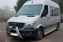 Mercedes Sprinter W906 2006–2018 Pare-buffle F1-01 (2013-2018, Inox) photo 3