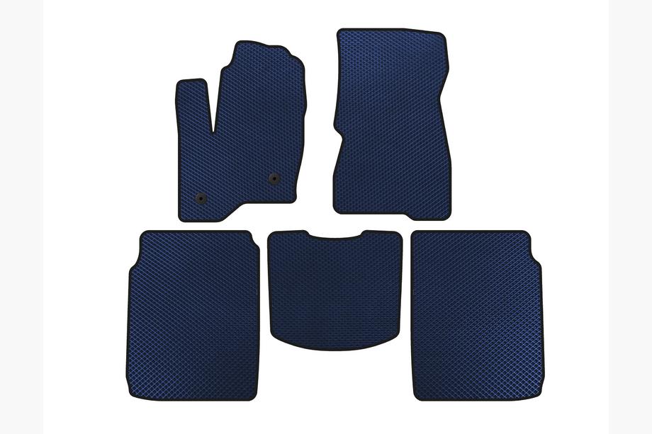 Ford Flex 2009-2019 Tapis de sol EVA (2 Rangées, 2013-2019, Bleu) Image