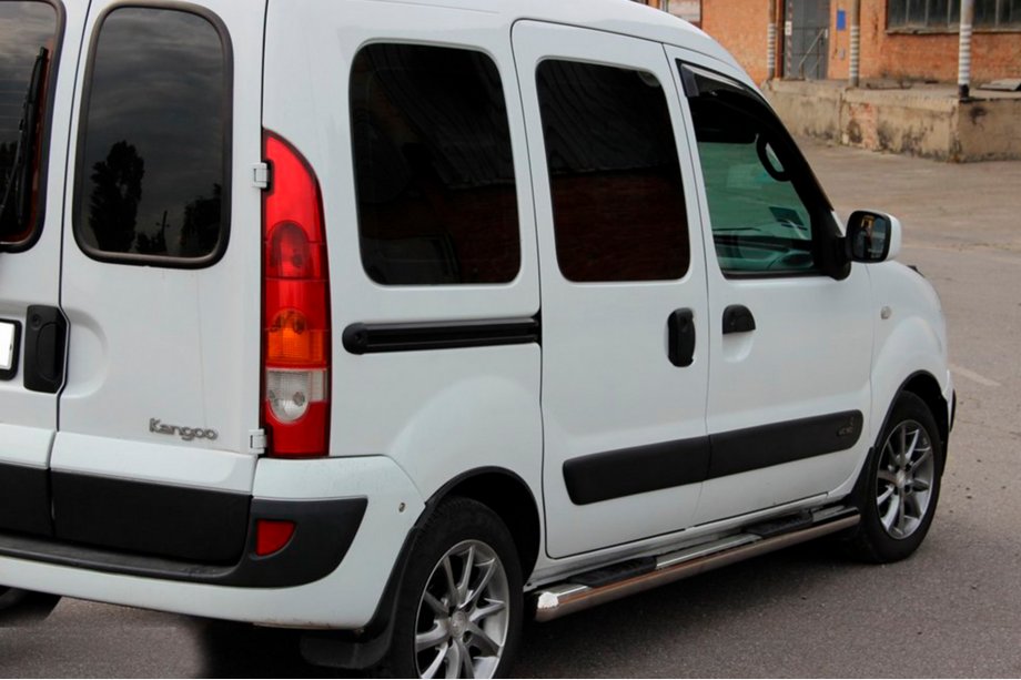 Renault Kangoo 1998-2008 Tubes Latéraux (2 pcs, Inox) Photo 5