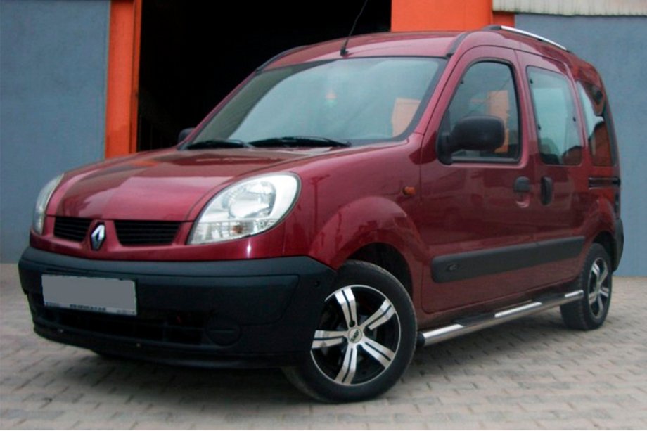 Renault Kangoo 1998-2008 Tubes Latéraux (2 pcs, Inox) Photo 2