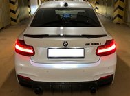 BMW 2 Series F22/F23 2014-2021 Aileron style M4 (pour F22, noir brillant) photo 1