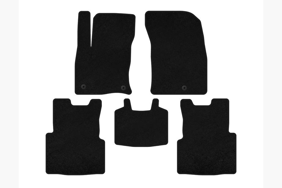 Ford Kuga/Escape 2019- Tapis de sol textile Premium (Pour Escape, Noir) Photo 1