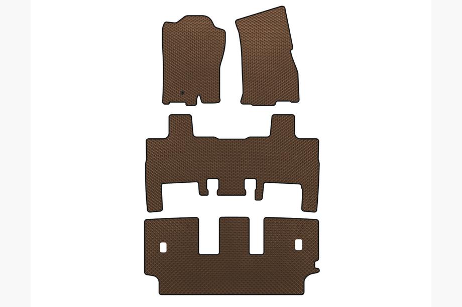 Ford Expedition 2007-2017 Tapis de sol EVA (2007-2014, Marron) Image