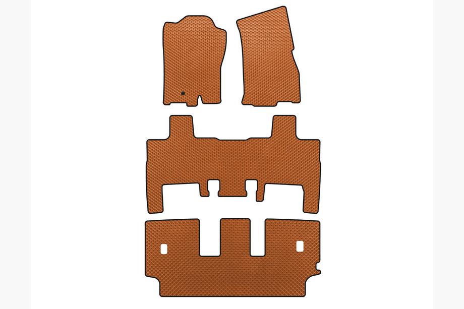 Ford Expedition 2007-2017 Tapis de sol EVA (2007-2014, Orange) Image