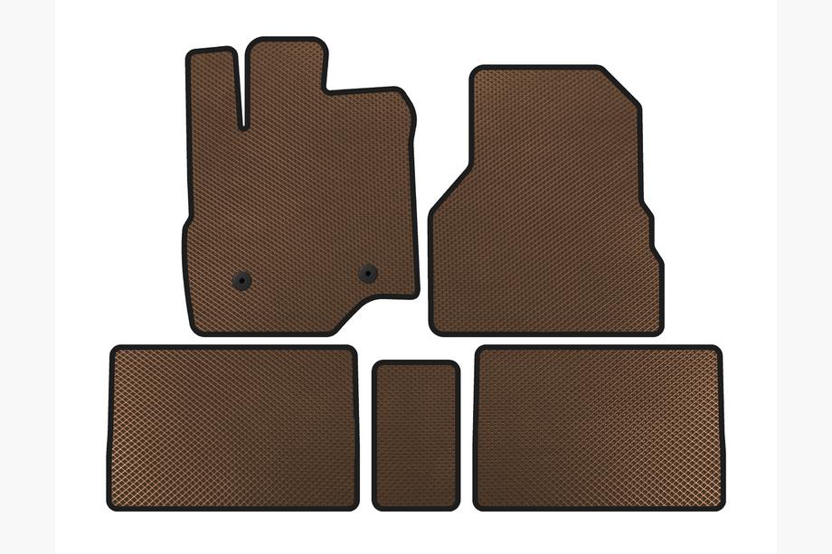 GMC Terrain 2009-2017 Tapis de sol EVA (Marron) Image