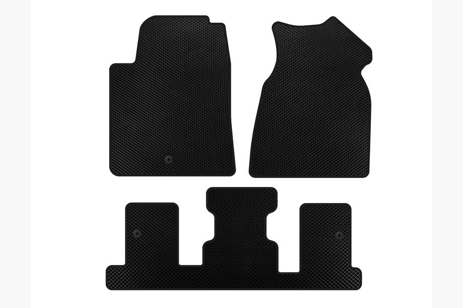 GMC Acadia 2006-2017 Tapis de sol EVA (1+3 rangées, 2013-2017, Noir) Image