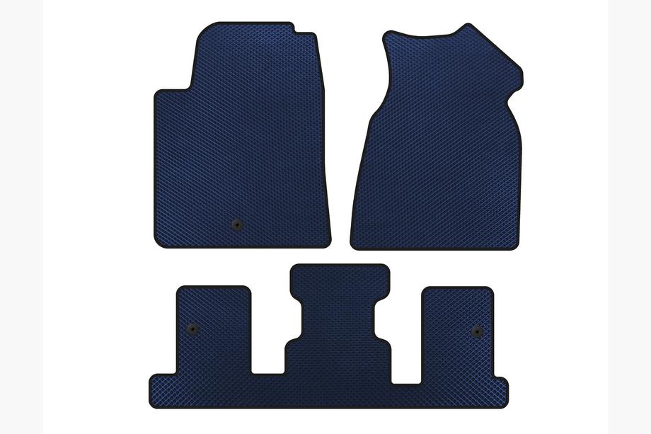 GMC Acadia 2006-2017 Tapis de sol EVA (1+3 rangée, 2013-2017, Bleu) Image