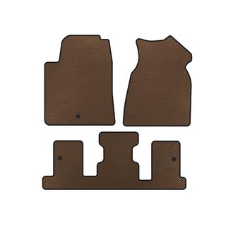 Tapis de sol EVA (1+3 rangée, 2013-2017, Marron) GMC Acadia 2006-2017