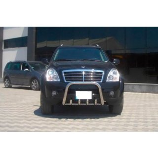 Pare-buffle QT006 (Inox) SsangYong Rexton I 2001-2017 photo 4