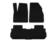 GMC Acadia 2017- Tapis de sol textile Premium (2 rangées, 2017-2019, Noir) photo 1