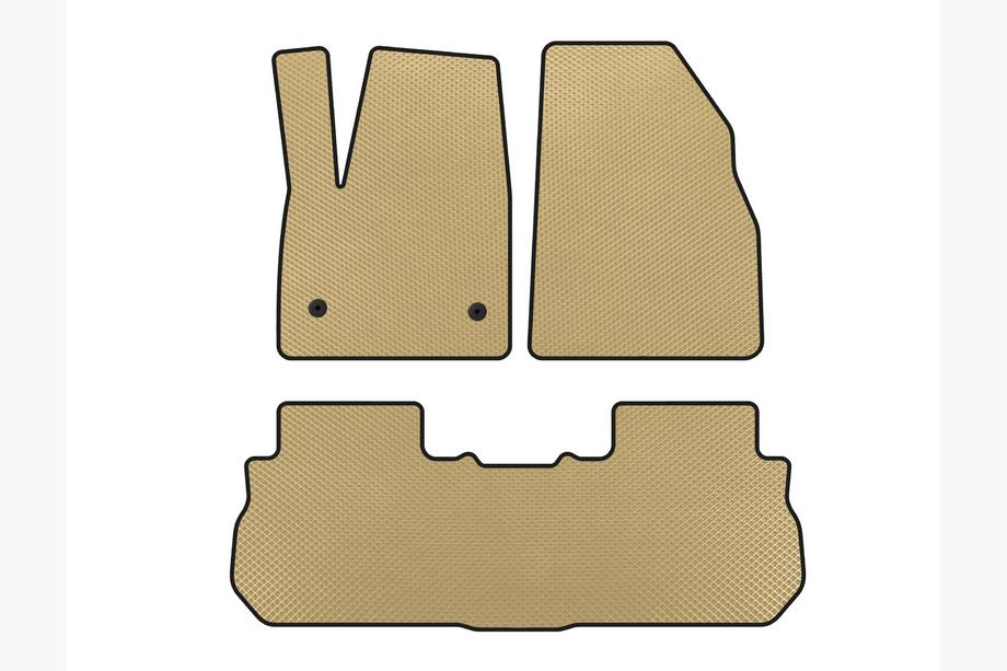 GMC Acadia 2017- Tapis de sol EVA (2 Rangées, 2017-2019, Beige) Image