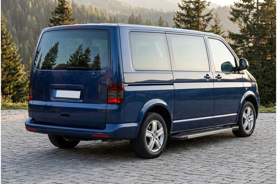 Volkswagen T5 Transporter 2003-2010 Marchepieds Latéraux RedLine V1 (2 pcs, Aluminium) Empattement Long Image