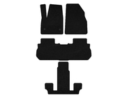 GMC Acadia 2017- Tapis de sol textile Premium (3 rangées, 2017-2019, Noir) photo 1