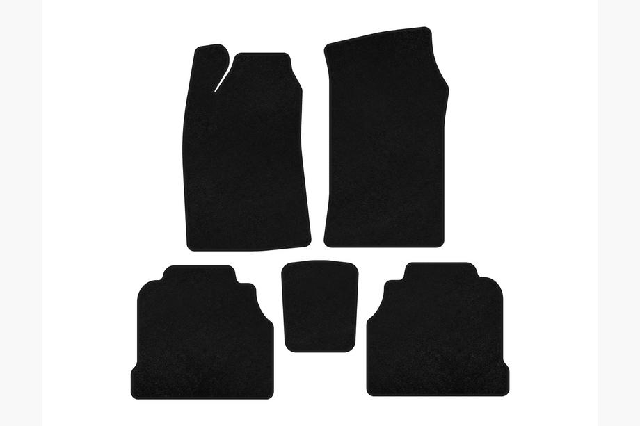 Pégase de la Grande Muraille Tapis de sol textile Classic (Noir) Image